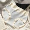 Ropa Interior Nueva Estilo Deportivo para Mujer 50 Piezas Algodón Peinado Sin Costuras Letras Cintura Media Algodón 7A Entrepierna Antibacteriana Cómodo Triángulo