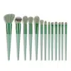 Set de brochas de maquillaje lana suave paridad polvo sombra de ojos base pincel principiantes juego completo de 13 set de belleza para principiantes brocha