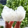 Venta al por mayor de fabricantes de racimos de cristal blanco natural, especímenes minerales, piedras energéticas, racimos de cristal de piña, decoraciones para el hogar desmagnetizantes