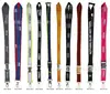 Producción OEM de cordón con etiqueta tejida, cordón de cinta de doble capa, cuerda para colgar logotipo de etiqueta de lavado, cordón de marca tejida personalizado