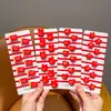 Nuevo Scrunchie de Cinco Estrellas Bandera Roja, Diadema, Accesorio para el Cabello con Forma de Corazón para Viajes del Día Nacional, Lindo Scrunchie para Estudiantes