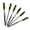 Juego de mini limas para carpintería de fábrica, limas surtidas para pulir madera dura, juego de 6 piezas