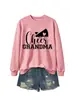 Sudadera deportiva casual cómoda versátil para mujer cheer grandma Amazon eBay tienda independiente capa base