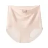 Ropa Interior de Maternidad Transpirable Sin Costuras de Seda Helada de Cintura Alta para Todas las Etapas del Embarazo, Calzones para Mujer de Tallas Grandes que Levantan el Trasero