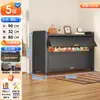 Zapatero de Acero a Prueba de Polvo para la Entrada del Hogar Gabinete de Entrada Multicapa Gabinete de Almacenamiento de Gran Capacidad Entrada con Puerta Abatible Estante para Zapatos Multicapa