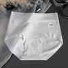 Algodón de Xinjiang 10A Entrepierna Extendida Ropa Interior 100% Algodón Categoría Femenina Sin Costuras Cómodo Transpirable Cintura Media Cubre Glúteos Bragas para Mujer
