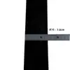 Banda Elástica Engrosada al por Mayor, Banda Elástica Ancha Suave para Cintura, Tela Cepillada de Nylon Doble Cara Negra y Blanca de 1-8 cm, en Stock