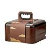 Caja de Regalo para Pasteles de Luna con 4, 6 u 8 Piezas, Caja de Regalo Cuadrada Transparente de Acrílico, Caja de Empaque Vacía en Stock para el Festival de Medio Otoño