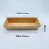Cajas de Embalaje Desechables Espesadas para Repostería, Cajas para Llevar Pasteles y Repostería del Fabricante