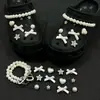 Elegante accesorio de zapato tipo zueco de ballet con lazo morado, hebilla decorativa de zapato de alta gama desmontable para bricolaje