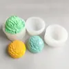 Sorvete sorvete bola vela de aromaterapia molde de silicone diy decoração de bolo sabão molde de gesso em estoque