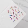Acessórios para unha conhaque rosa mini formato especial diamante plano tamanho pequeno borboleta gota d'água olho de cavalo pilha de diamante acessórios para unha atacado