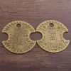 Espessado imitação cobre montanha fantasma gastos fofocas moedas cobre antigo vintage chinês diy jóias artesanais acessórios atacado