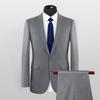 Traje Negro Multicolor Traje de Tres Piezas para Hombre Estilo Coreano Ajuste Slim Ropa Profesional Multicolor Opcional