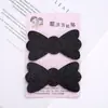 Pegatinas Negras de Joyería para el Cabello para Lavado Facial y Cabello Suelto, Accesorios para el Cabello de Velcro para Niños, Pegatinas para Flequillo, Accesorios para el Cabello, Pegatinas Mágicas