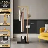 Y & h Perchero de Piso para Dormitorio Simple Estante para Ropa No Ocupa Espacio en Casa Habitación Interior Perchero para Ropa Abrigos Pequeño