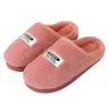 Novas pantufas de algodão de inverno com pelo de coelho femininas tamanho grande para casa casais piso de madeira antiderrapante quentes pantufas masculinas