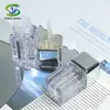 Shanyi Nuevo Modelo Cuadrado Gama Alta Galvanizado Tubo de Brillo de Labios Tubo Vacío Transparente Premium Mini Tubo de Brillo de Labios Material de Empaque Cosmético