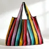 En Stock Bolso de Almacenamiento de Tela Oxford Encriptada Ecológico Portátil Plegable Bolsa de Compras para Supermercado Bolso Tote para Mujer Bolso de Mano para Regalo
