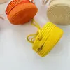 Bolsa infantil Desenho animado japonês bolsa redonda pequena palha orelhas grandes cachorro Urso menina menino transversal troco bolsa pequena