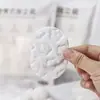Almohadillas de Algodón para Maquillaje Personalizadas, Almohadillas Redondas de Algodón Grueso para Compresa Húmeda y Desmaquillaje, Almohadillas Acolchadas de Tres Capas Doble Cara