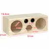 Altavoces de audio para coche de 4 pulgadas 5 pulgadas 6.5 pulgadas 8 pulgadas caja vacía para altavoz caja de madera maciza de dos vías caja de madera para altavoz de casa