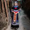 Ropa Étnica Zhuang de Guangxi para Mujer 3 de Marzo Bordado Traje de Danza Miao Traje Tujia Traje de Performance Huqisi
