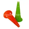 Cubo Señalizador de 50 cm con Fondo Redondo y Agujero Objeto Señalizador a Prueba de Viento Obstáculo Cubo para Helados Entrenamiento de Fútbol Cubo Cónico Multifuncional