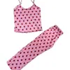 Ropa Interior Sexy Explosiones Europeas y Americanas Estampado Sexy Tirantes Pantalones Estampados Casual Entretenimiento Ropa para el Hogar conjunto Ropa de Exterior