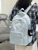 Mochila Escolar de Color Sólido Mochila de Viaje de Moda para Mujer Mochila Casual para Exteriores para Hombre Mochila de Gran Capacidad Mochila para Estudiantes Universitarios para Mujer