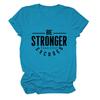Camiseta para mujer con estampado "Sé más fuerte que tus excusas" de Amazon Cross-border Independent Station