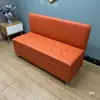 Taburete Sofá Almacenamiento Simple de Cuero con Respaldo, Taburete de Almacenamiento para Dormitorio, Apartamento Pequeño, Taburete Sofá para Salón de Belleza, Se Puede Usar como Taburete para Cambiarse los Zapatos