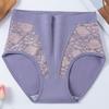 Año de nacimiento ropa interior roja algodón para mujer cintura alta Año del Dragón personas de mediana edad y mayores talla grande shorts de algodón festivo