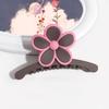 Nueva Moda Elegante Mariposa Esmerilada Clip de Tiburón Clip de Agarre Dulce Flor Amor Clip para el Cabello Accesorios para el Cabello Agarre para el Cabello de Alto Sentido