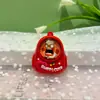 Llavero Lindo Creativo Colgante Pequeño Bolsita Escolar de Adentro Hacia Afuera Llavero Luz Nocturna Pequeño Regalo Pequeño Cultural y Creativo Pareja