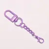 Llavero Tie-Dye Cadena Colgante Anilla Abierta Anillo de Clip para Llaves Colgante Tablero Tie-Dye DIY Materiales Accesorios