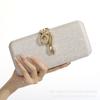 Bolso de Mano Brillante con Hebilla de Serpiente Transfronteriza para Fiestas, Eventos Anuales y Socialités; Adecuado para Vestidos y Atuendos Qipao