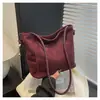 Bolso de Ante para Mujer de Invierno, Nuevo Estilo Coreano, Estilo Perezoso, Bolso de Hombro de Gran Capacidad para Viajes, Bolso de Mujer, Lujo de Gama Alta y Accesible