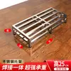 Prateleira de Armazenamento de Aço Inoxidável Suporte para Vaso de Flores Prateleira para Aquário Base Elevada à Prova de Umidade Suporte de Carga para Piso Lata