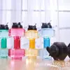 Copo de Halter Grande Pet Kettle Esportivo Criativo Resistente a Quedas Portátil Copo de Plástico Esportivo Fitness Cup