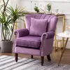 Sofá de terciopelo individual estilo americano, sillón perezoso a rayas retro simple, silla sofá de cuero para balcón de casa, sofá pequeño de moda