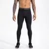 Meias-calças esportivas profissionais masculinas para comércio exterior transfronteiriço, calças de compressão de secagem rápida para corrida e treino ao ar livre, vestuário de fitness elástico