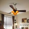 Ventilador de Teto Estilo Chinês 2026 com Toque de Alto Nível para Sala de Estar e Sala de Jantar, Luminária de Ventilador para Escritório Doméstico e Quarto, Luminária de Ventilador de Teto com Vento Silencioso e Suave