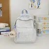 Mochilas de la Serie de Hilo Texturizado Gris de Cáñamo para Estudiantes de Secundaria y Preparatoria, Adecuadas para Clases Diarias, Salidas de Fin de Semana, Picnic y Bolsas Escolares Resistentes a las Manchas