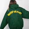 Talla Europea Hombro Descubierto Talla Grande Moda Deportiva Trendy Casual Sudadera con Capucha Pulóver para Hombre y Mujer