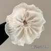 Novo Scrunchie Retro Oversized Mega Coleção Laço de Cabelo Pequeno Floral de Alta Qualidade Flor de Cabeça Elegante Laço de Cabelo Acessórios de Cabelo