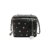 Otoño e Invierno Estilo Francés Cuadros de Diamantes Versión Coreana Bolso de Cadena Nuevo para Mujer Moda de Tendencia Pequeño Cuadrado Muy Popular Versátil Cruzado