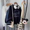 Sudadera redonda súper bonita para mujer, delgada, nuevo estilo para principios de otoño 2026, artículo popular, a la moda, elegante, invierno, forrada de polar, sin capucha