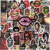 50 Pegatinas de Graffiti para Pósteres de Rock Transfronterizo Decoración de Cuadernos Pegatinas Impermeables de PVC para Tazas de Agua
