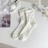 Novedad Primavera y Verano Calcetines Tipo Barco con Lazo para Mujer, Calcetines Cortos Invisibles de Malla Finos Transpirables, Calcetines Japoneses Lindos Versátiles Cómodos